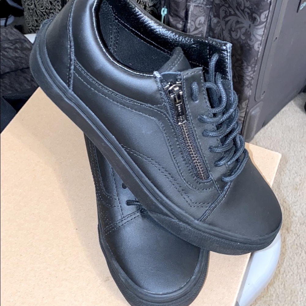 Leather Vans